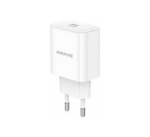 Сетевое зарядное устройство Borofone BA81A USB-C PD20W, белое