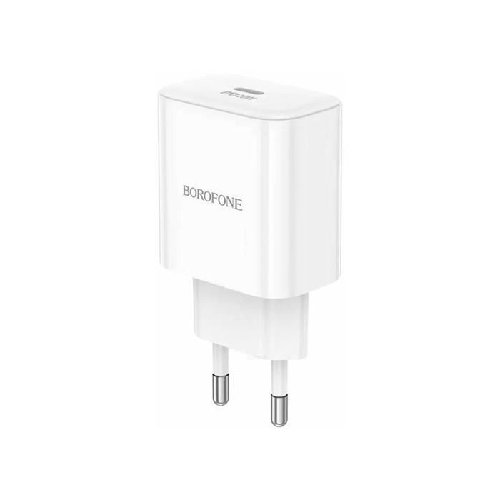 Сетевое зарядное устройство Borofone BA81A USB-C PD20W, белое