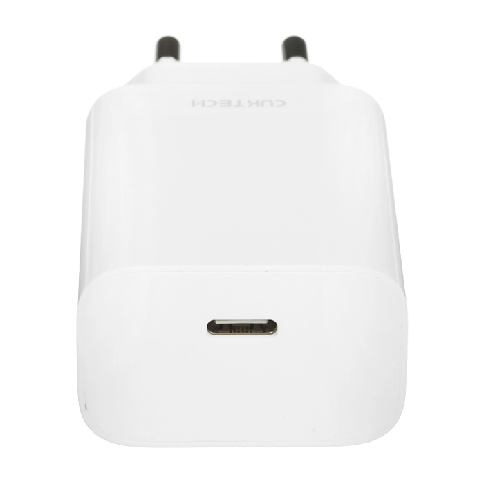 Сетевое зарядное устройство Cuktech A18/A18C USB-C 30W GaN3, белое