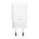 Сетевое зарядное устройство Cuktech HA716C USB-C PD20W QC3.0, белое