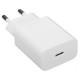 Сетевое зарядное устройство Cuktech HA716C USB-C PD20W QC3.0, белое