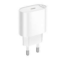 Сетевое зарядное устройство HOCO C109A Fighter USB-C 20W, белое