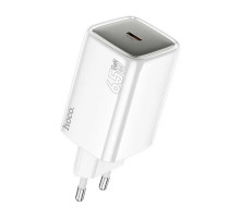 Сетевое зарядное устройство HOCO N48 Glorious USB-C 65W (5.0-21.0V), белое