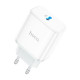Сетевое зарядное устройство HOCO C104A Stage USB-C PD 20W, белое