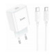Сетевое зарядное устройство HOCO C76A Pro USB-C PD30W + кабель Type-C Type-C, белое
