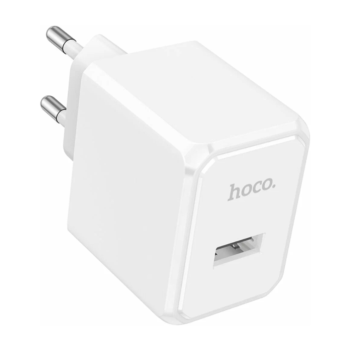 Сетевое зарядное устройство HOCO CS11A Ocean USB-A 10.5W (2.1A), белое