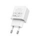 Сетевое зарядное устройство HOCO C106A Leisure USB-A (2.1A) 10.5W, белое