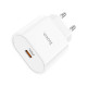 Сетевое зарядное устройство HOCO C94A Metro PD20W USB-C, белое