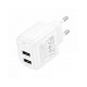 Сетевое зарядное устройство HOCO CS51A 2 USB-A (2.4A) 12W, белое