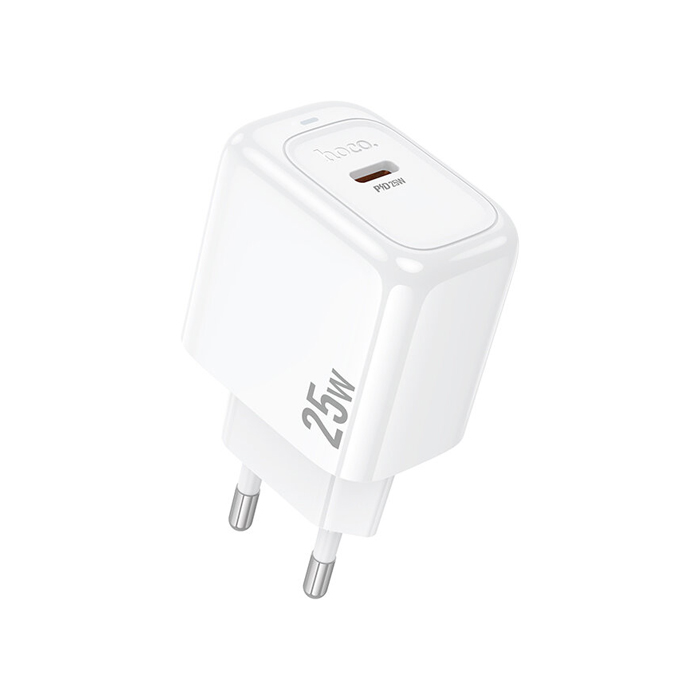 Сетевое зарядное устройство HOCO CS53A USB-C PD25W, белое