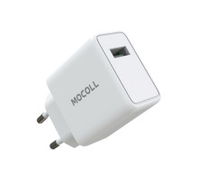 Сетевое зарядное устройство Mocoll Lion Series USB-A (2.4A) 12W, белое