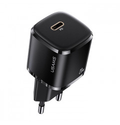 Сетевое зарядное устройство USAMS T36 Mini USB-C PD20W, чёрное