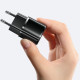 Сетевое зарядное устройство USAMS T36 Mini USB-C PD20W, чёрное