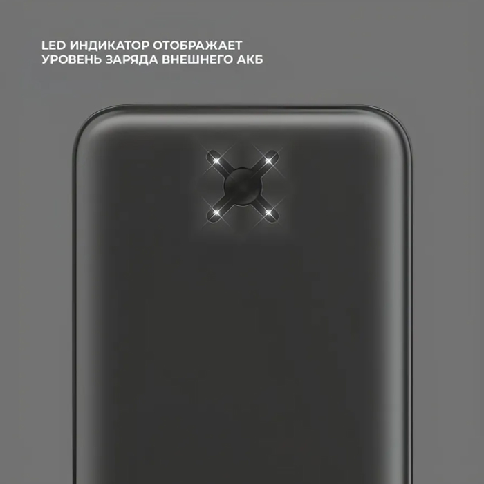 Внешний аккумулятор Deppa NRG Power 20000 mAh [2xUSB/1 Type-C ]10 Вт, чёрный