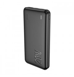 Внешний аккумулятор HOCO J87 10000 mAh, 1xUSB, 1 Type-C PD20W QC3.0 (3A), чёрный
