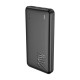 Внешний аккумулятор HOCO J87 10000 mAh, 1xUSB, 1 Type-C PD20W QC3.0 (3A), чёрный
